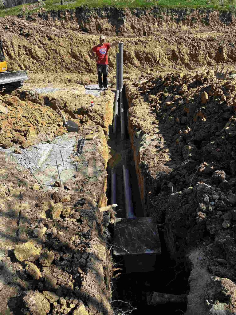 viabilisation de terrain par Damet forestier